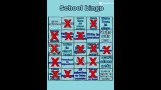 #school #bingo #shortsfeed #fypシ゚viral