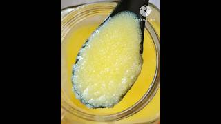 butter & ghee making from malai | butter making in a jar | #shorts