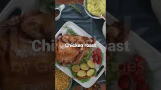 Cooked chicken roast