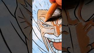 Drawing Aokiji vs Garp 🥶💀 | One Piece | Liquid Art 💦 Part 2 #shorts #onepiece #garp #aokiji