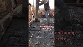 Pouring of concrete foundation 35MPA SRC