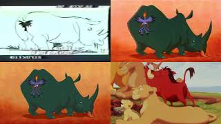 (Revised) The Lion King - I Just Can't Wait To Be King comparison (storyboard vs. 1994 vs. 2002)