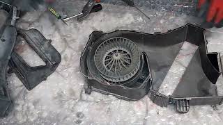 mercedes benz w202 dismantling and collecting heater core box part 2