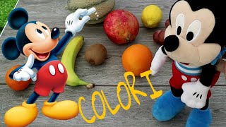 La casa di topolino. MICKEY MOUSE gioca con la frutta. (ITALIANO)