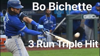 Bo Bichette 3 Run Triple