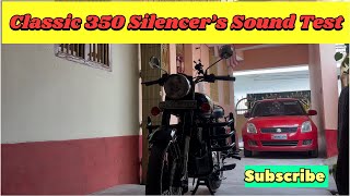 Silencer Sound Test Classic 350 #classic350  #classic350fans  #classic350lovers #classic350cc