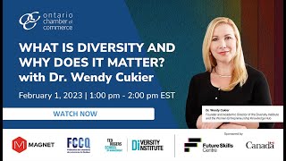 What is diversity and why does it matter? With Dr. Wendy Cukier