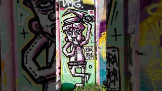 London POV Graffiti Character Painting #graffiti #streetart #character #spraypaint #characterdesign