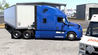 ATS - Freightliner Cascadia 2019 Transporting Home Accessories from L.A. to Barstow Part 1