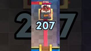 The DAMAGE of All 1 ELIXIR CARDS In CLASH ROYALE 😈😈!! #shorts