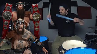 WWE Viking Raiders Theme Song War Drum Cover