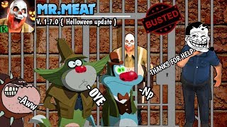 Mr. Meat new update gameplay with oggy jack and Bob vioce