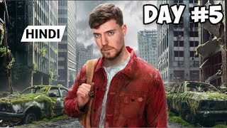 I Survived 7 Days In An Abandoned City! ( Hindi ) @MrBeast