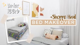 MAKEOVER TEMPAT TIDUR + SHOPPE HAUL | Membuat Tidur Lebih Nyenyak || Indonesia