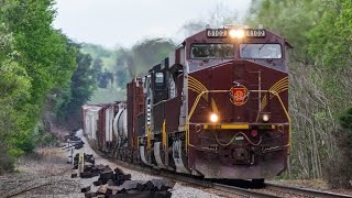 [HD] Norfolk Southern Train 12R at Charlottesville, VA