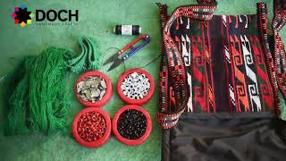 How to make shoulder Bag| Balochi Embroidery| Klim Embroidery bag | DOCH | Video 5