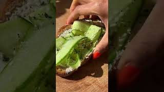 Breakfast Ideas | Toast |  Quick cucumber breakfast toasted | Shorts