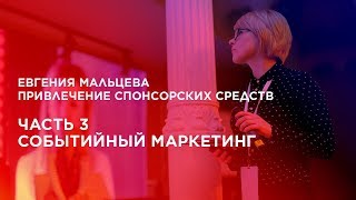 курс "Привлечение спонсорских средств". Часть 3. Событийный маркетинг