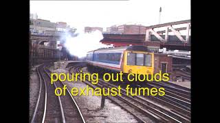 Unbelievable diesel train fumes