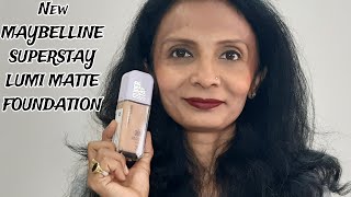 *NEW* MAYBELLINE SUPERSTAY LUMI MATTE FOUNDATION| ALL CLAIMS TESTED| DEMO & REVIEW| MEGHNA MANJREKAR