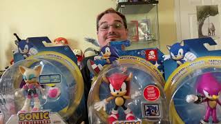 Sonic the Hedgehog Jakks Figures Unboxing: Rouge Bat Espio Chameleon Mighty Armadillo Chaotix 2022