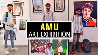 Moinuddin Ahmad Art Gallery AMU |AMU Art Exhibition |Annual Art Exhibition of AMU|AMU vlogs