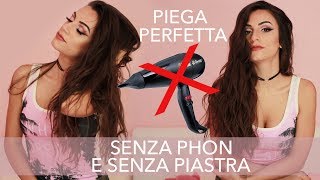 CAPELLI PERFETTI IN UN MINUTO| piega per l'estate| NORA-I