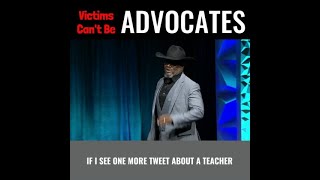 Victims Can't Be Advocates