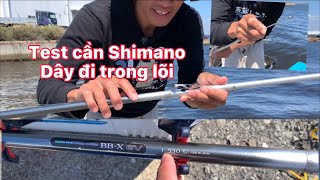 Test cần Shimano 5m3 dây đi trong lõi, cần ve chai nhưng tính năng không ve chai | Gia Đình Cá Tráp