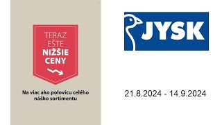 JYSK leták (SK) - 21.8.2024 - 14.9.2024