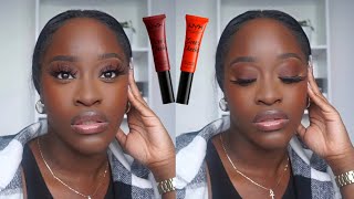 *NEW* NYX SWEET CHEEKS SOFT CHEEK TINT REVIEW + first impressions | NYX BLUSH ON DARK SKIN