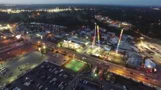 Flight with Phantom 3 professional at the beach