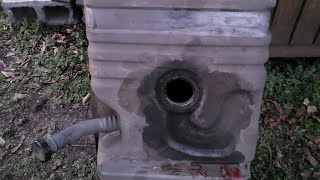 86 GN fuel tank removal and its not good!!