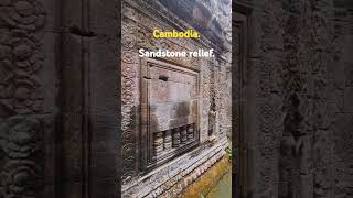 Professional Khmer's artist at 1000 years ago.#walkthroughcambodia #youtubeshorts #vlog #temple #