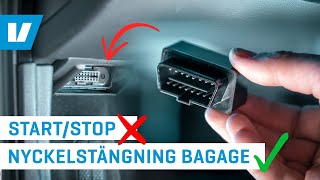 Stäng bagageluckan med fjärren & Automatiskt slå av start/stop till Volvo V60, V70, XC60, XC70