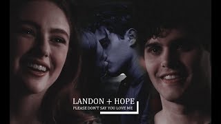 Landon & Hope | "C'mon you and me" [1x02]