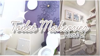 TOILET MAKEOVER || PART 2 || FINAL REVEAL || STEPHANIE CLAIRE || UK 2021