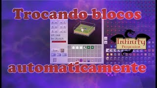 Como criar sistema de troca de blocos (minecraft 1.12.2) RFTools- Infinity Progression-