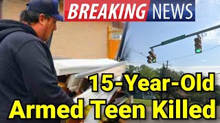 Shocking Footage: 15-Year-Old Armed Teen Shot by Police After Gunshots Erupt!