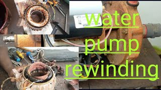 Restoration Old Rusty Electric water pump | restore water pump motor