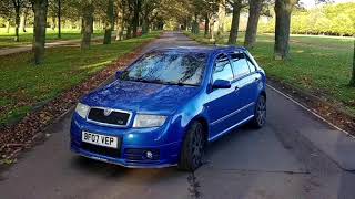 Fabia VRS with straight through exhaust!