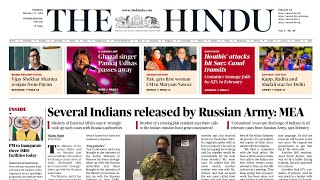 27 February 2024 - The Hindu Newspaper Today | The Hindu Editorial Analysis | Current affairs Today