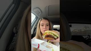 Freddy’s steak burger part 1 #ytshorts #mukbang