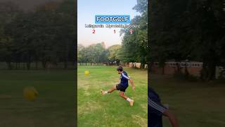 FOOTGOLF ⛳️⚡️ who won?👀 #football #footballshorts #soccer #challenge #funny