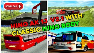 ETS 2 Hino AK 1J Mega Mod Setup | ETS 2 Hino 1J Classic Model Bus | ETS 2 Hino AK 1J Mega Download |