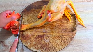 Gallo Como Corta La Cabeza | Chef Naye