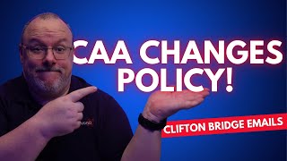 They Listened: CAA Change Policy