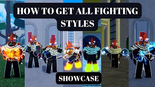 How to Get All Fighting Styles | Roblox | Blox Fruits