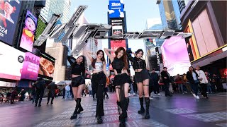 [KPOP IN PUBLIC | ONE TAKE] AESPA (에스파) - ‘Whiplash’ DANCE COVER - TIMES SQUARE