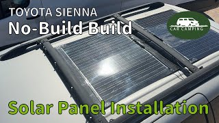 No-Build Build Solar Panel Installation for TOYOTA SIENNA | Building Power System in Minivan or SUV